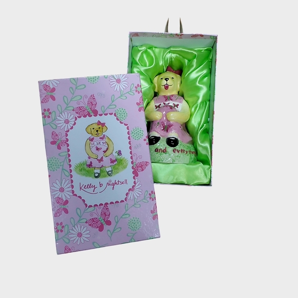 Kelly B Rightsell Designs For Pickles Ceramic Coin Bank Sunny Coin Bank 9" NIB - Picture 2 of 9